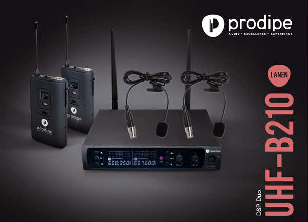 Prodipe Uhf B210 DSP Lavalier Duo