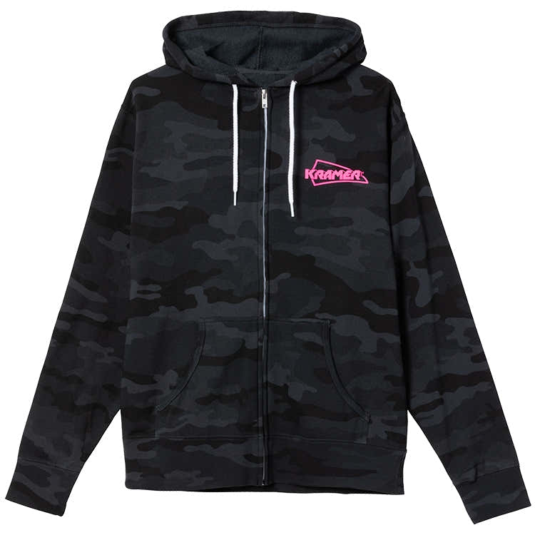 "M" Kramer Camo Fullzip Hoodie (Black)
