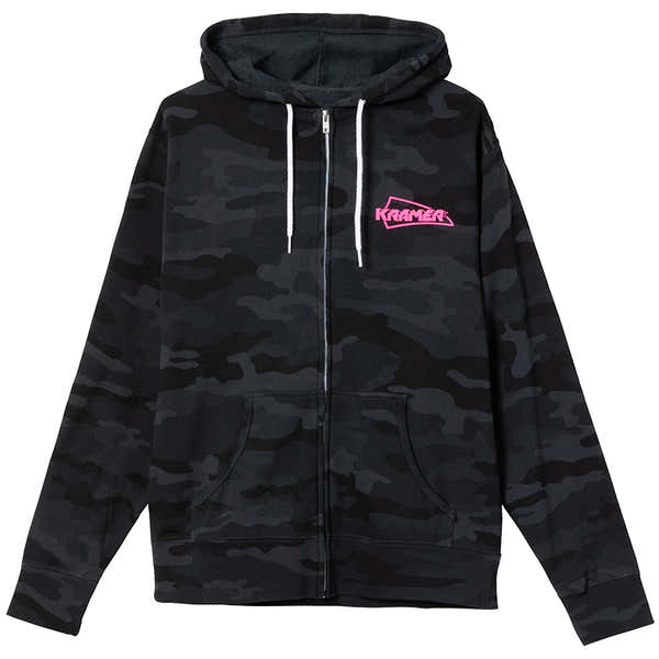 "M" Kramer Camo Fullzip Hoodie (Black)