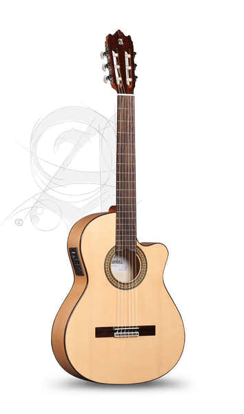 Alhambra Etude 3F Cw E1 Flamenco + 9738 25mm Housse