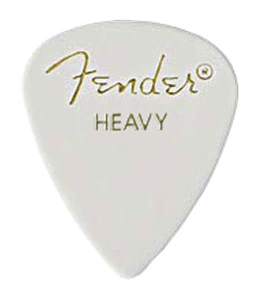 Fender 351 Shape Classic Heavy White La Piece