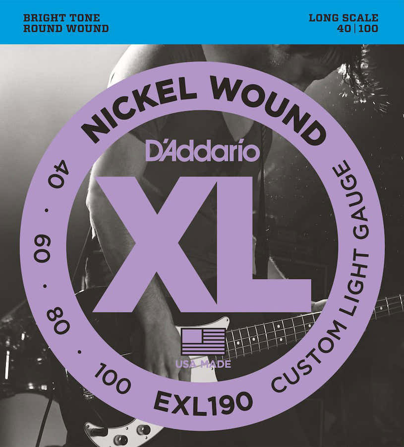 EXL190 Nickel Wound Long Scale Custom Light 40-100