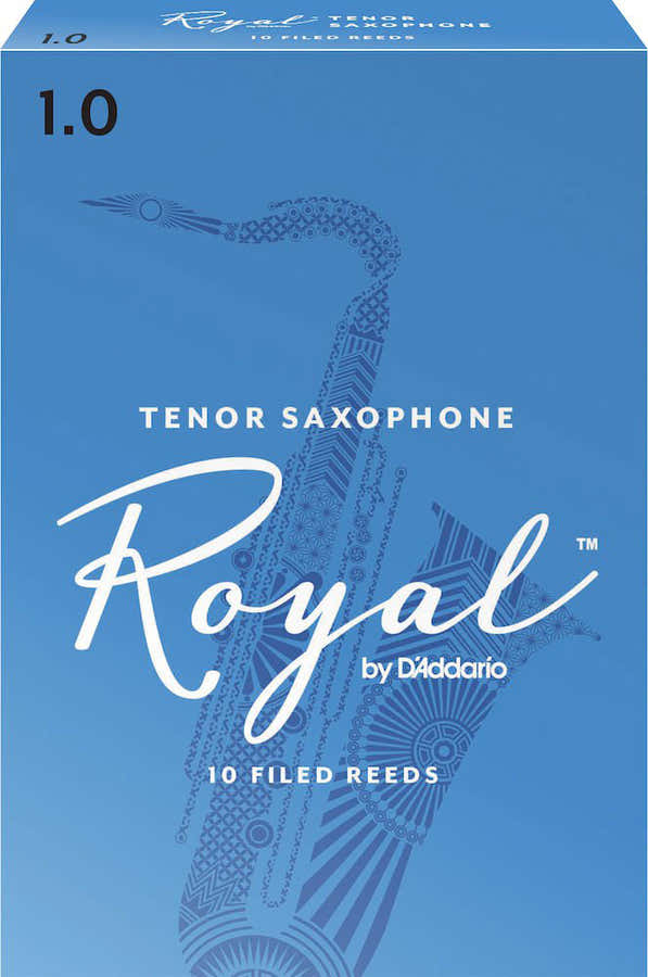 Rkb1010 - Anches Rico Royal Saxophone Ténor Force 1.0 Pack De 10