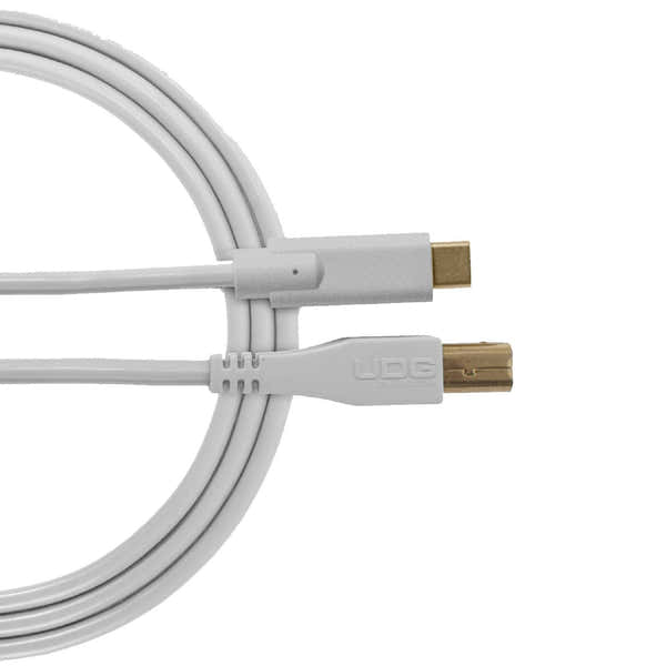 UDG U 96001 WH - Câble USB 2.0 C-B Blanc Droit 1.5m