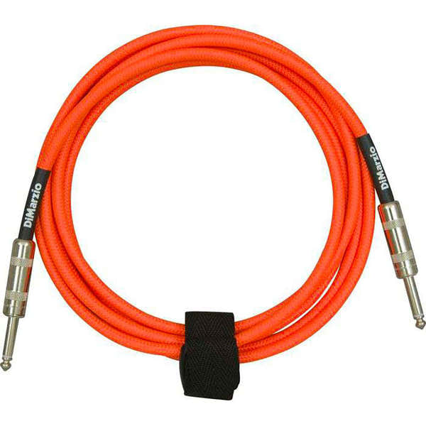 Dimarzio EP1710ssor Cable Jack 3M Orange Neon