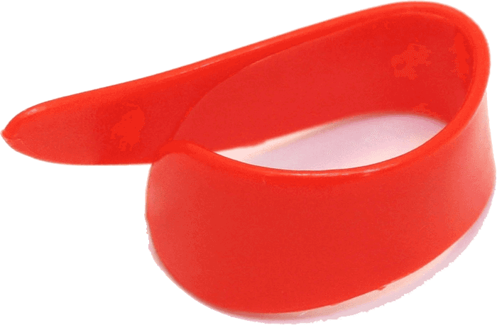 12 x Onglet De Pouce Rouge Medium