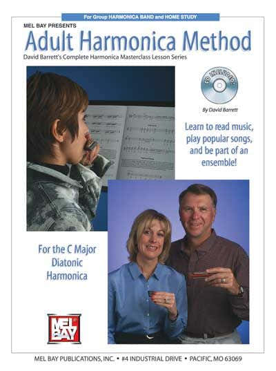 Mel Bay Barrett David - Adult Harmonica Method + CD - Harmonica