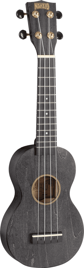 Ukulélé Soprano Slim Noir Satin + Housse