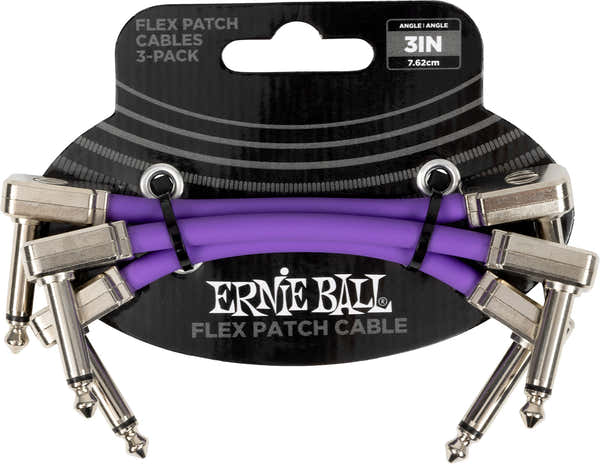 Cable Patch Flex 7,5Cm - Pack 3 Violet