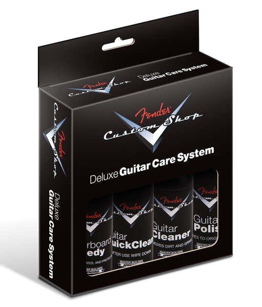 Fender Custom Shop Custom Shop Deluxe Guitar Care System 4 Pack Black