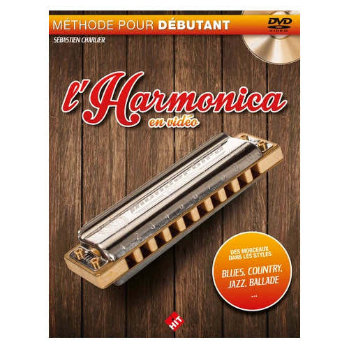 Hit Diffusion Charlier S. - L'harmonica En Video Livre + DVD - Harmonica