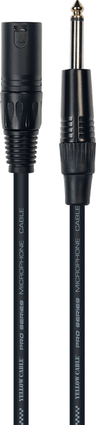 Yellow Cable Cordon Jack XLR 5 M