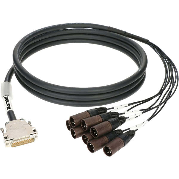 Klotz TAN08DM01.0 8-CH Loom Symetrique 1M 25P Dsub M - 8X XLR M
