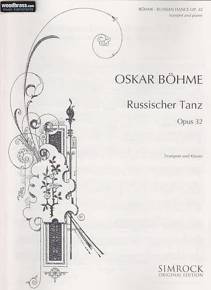 Simrock Bähme - Russian Dance Op. 32 - Trompette et Piano