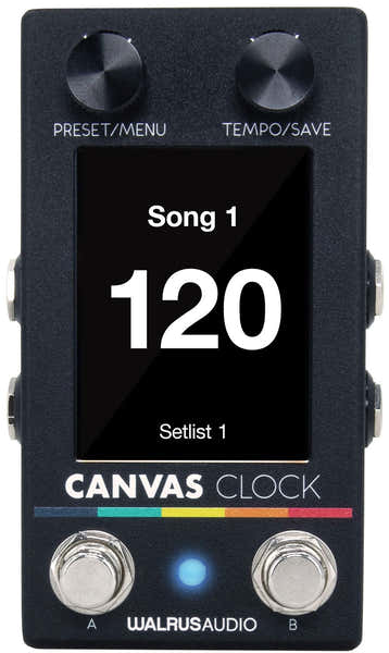 Walrus Audio Canvas Clock