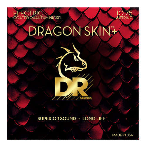 10-75 Dragon Skin+ Coated 8 String Medium
