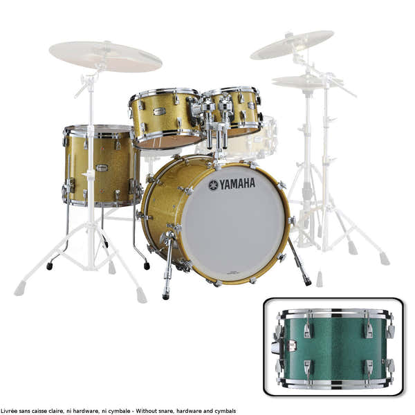 Yamaha Absolute Hybrid Maple Fusion 20 Jade Green Sparkle