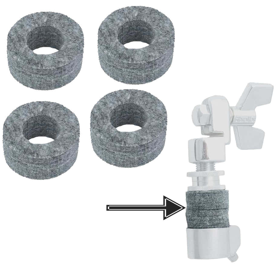 SC-CLF Feutres Pour Tilter Hi Hat (X4)