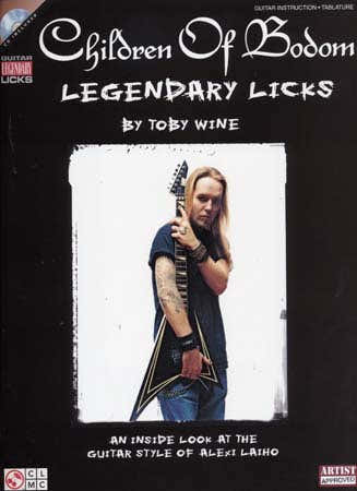 Cherry Lane Children Of Bodom - Legendary Licks + CD - Guitar Tab