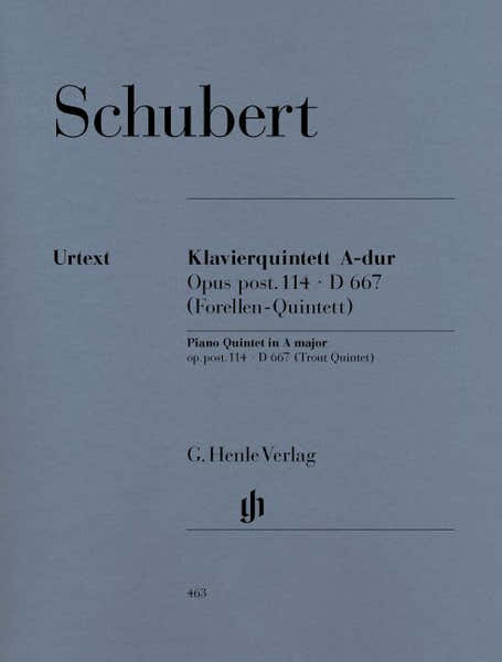 Schubert F. - Quintet A Major Op. Post. 114 D 667 For Piano Violin Viola Violoncello
