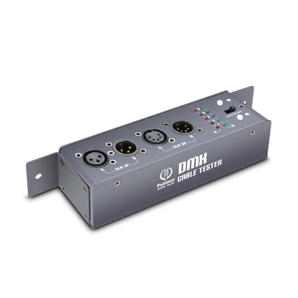 Palmer MCT DMX - Testeur De Câbles DMX 3 Points et 5 Points - Testeur De Câbles DMX et XLR 3points - 5poi
