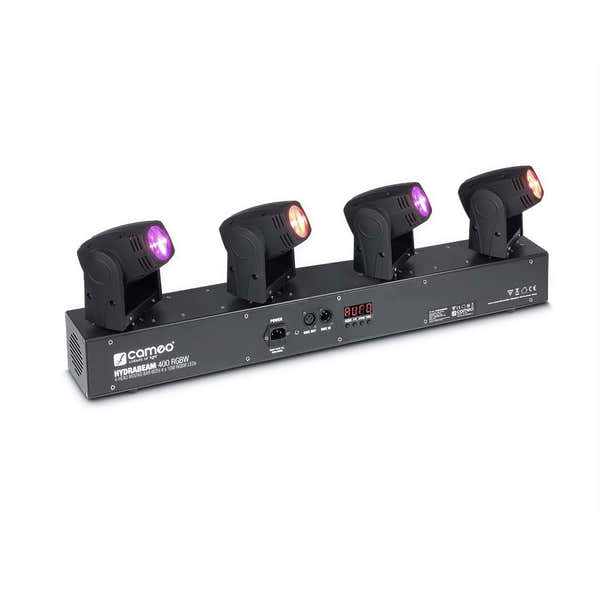 Hydrabeam 400 RGBW - Set De 4 Projecteurs Asservis ULTRA-rapides LED 10 W Cree RGBW