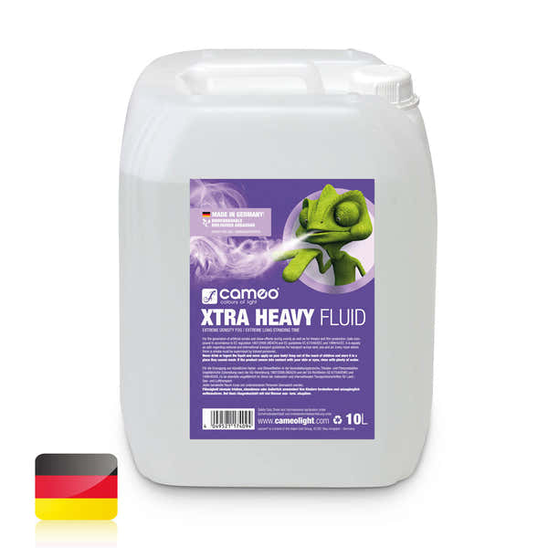 Cameo Xtra Heavy Fluid 10L - Liquide Pour Machines fume Forte Densit et Tenue Extrmement Longue - 1