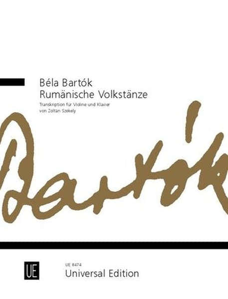 Universal Edition Bok Bela - Danses Roumaines - Violon Piano