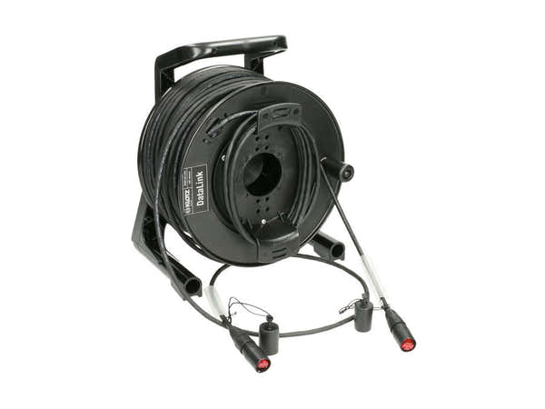 Klotz CP5EE1YW50 50M CAT5e PVC Noir avec Tourets 2 X Ehtercon