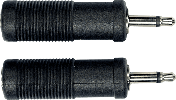 AD05 Adaptateur Jack Male 3.5 MM Jack Fem. 6.35 MM - Lot de 2