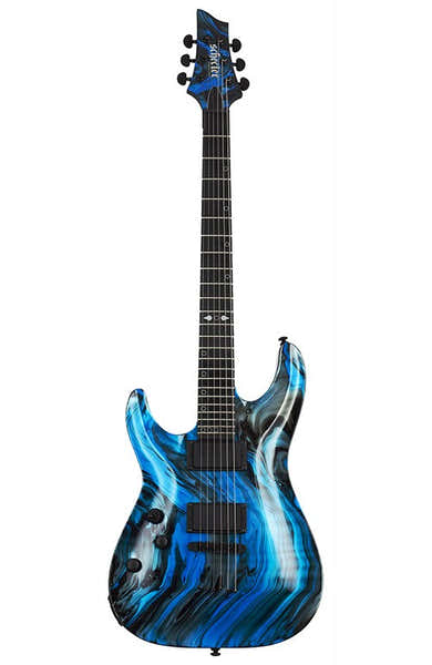 Schecter C-1 Hydro Dip gaucher Midnight Tide