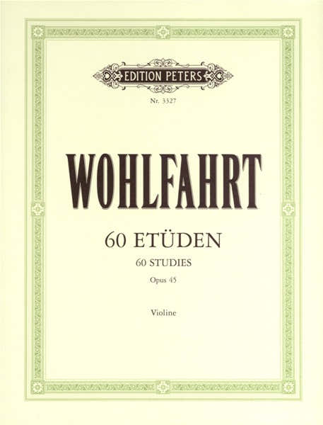 Wohlfahrt Franz - 60 Etudes Op.45 - Violon