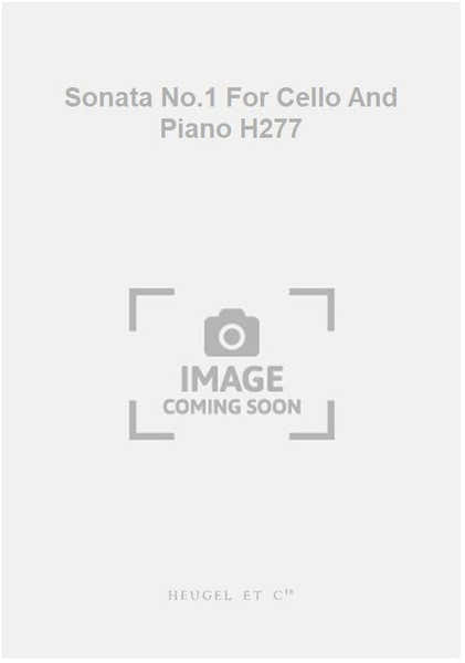 Heugel Sonata No.1 For Cello And Piano H277
