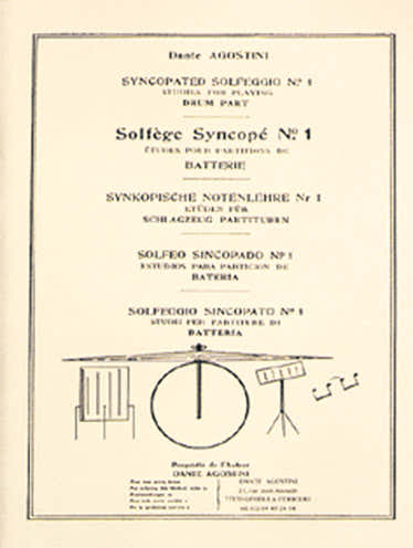 Editions Agostini Solfège Syncopé Vol.1 - Agostini