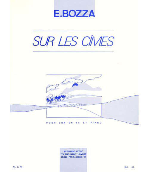 BOZZA EUGENE - SUR LES CIMES