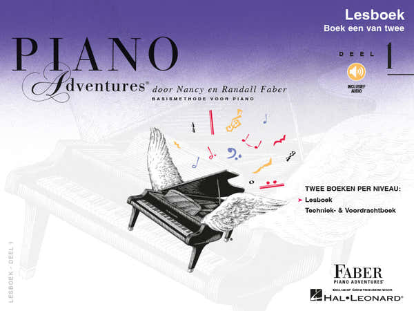 Piano Adventures: Lesboek Deel 1 - Version Neerlandais