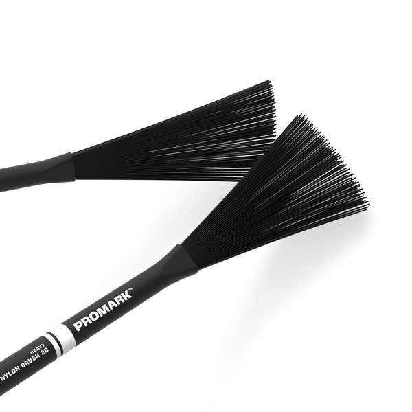 Promark Heavy Nylon Brushes 2B Black