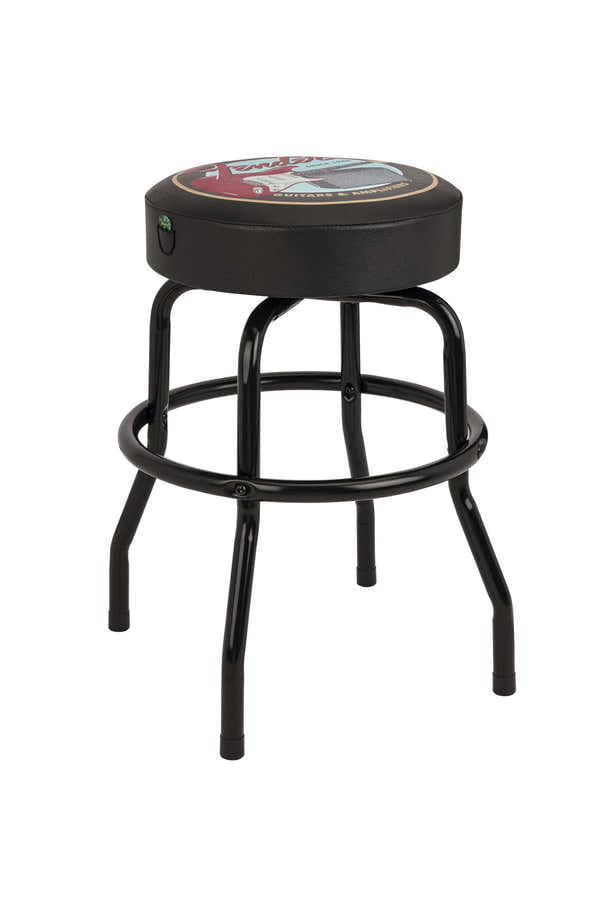 Guitars et Amps Pick Pouch Barstool Black-Black 24"