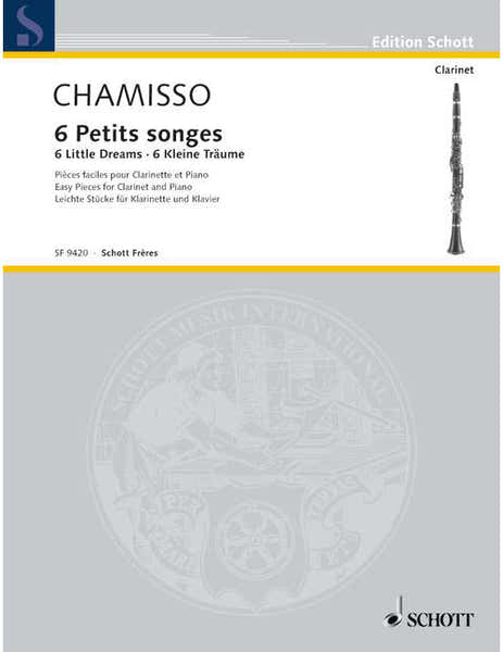Mayran De Chamisso - 6 Petits Songes - Clarinette et Piano