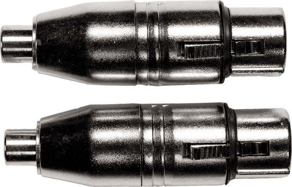 Adaptateur RCA Fem. XLR Fem. - Lot de 2