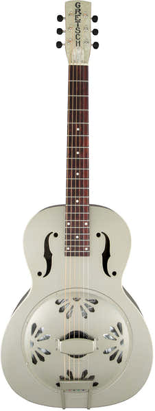 Gretsch Guitars G9201 Honey Dipper Round-Neck Biscuit Cone Resonator Shed Roof