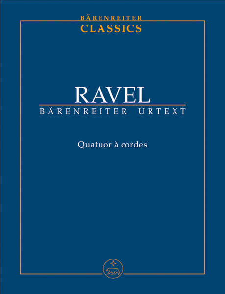 Ravel Maurice - Quatuor A Cordes - Score