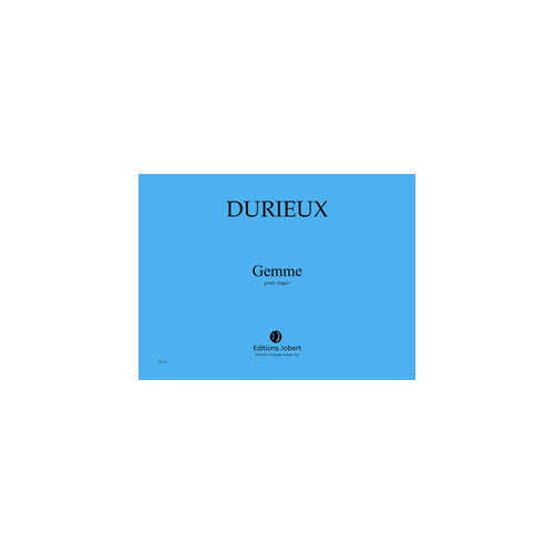 Jobert Durieux - Gemme Pour Orgue - Orgue