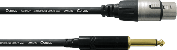 Câble Audio XLR Femelle/jack Mono 5 M