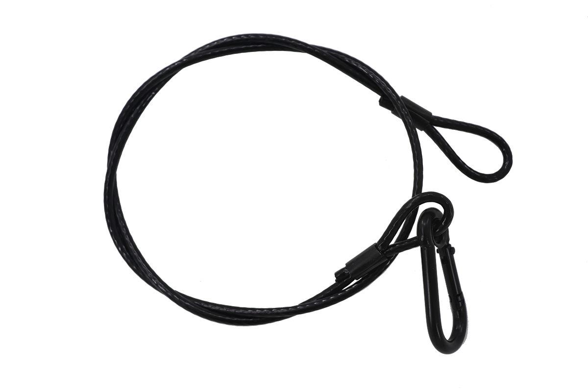 Pack De 12 Elingues De Sécurité 4 mm 85 cm Noir