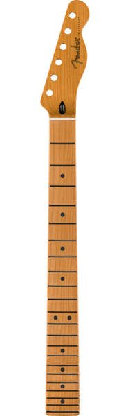 Fender Satin Roasted Maple Tele Neck 22 Jumbo Frets 12 Maple Flat Oval Shape