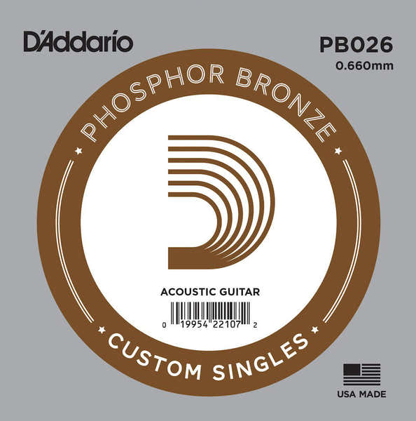 D'ADDARIO PB026 Phosphor Bronze Wound 26
