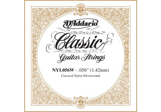 D'ADDARIO NYL056W SILVER-plated Copper 56