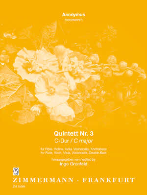 Anonymus (boccherini?) - Quintett NR. 3 C-dur