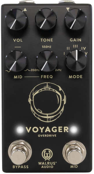 Walrus Audio Voyager MKII Black Overdrive